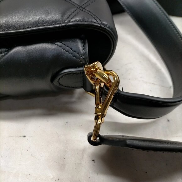 Authentic VERSACE Black Leather Hand Bag mon788-111025 - Picture 9 of 16